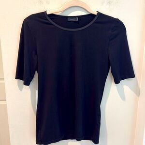 Joseph Black T-shirt short Sleeve size Medium